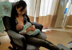 breastfed baby with severe eczema and failure to thrive