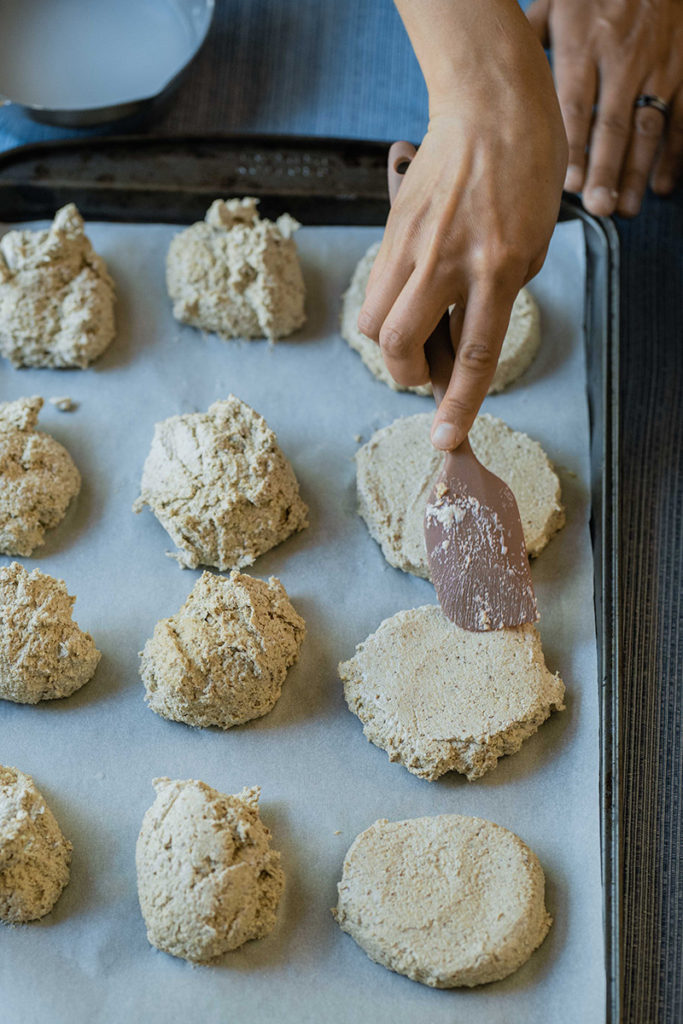 shape and mold plantbased gluten free quinoa bread recipe