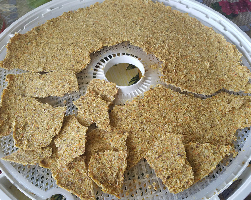 raw dehydrated crackers