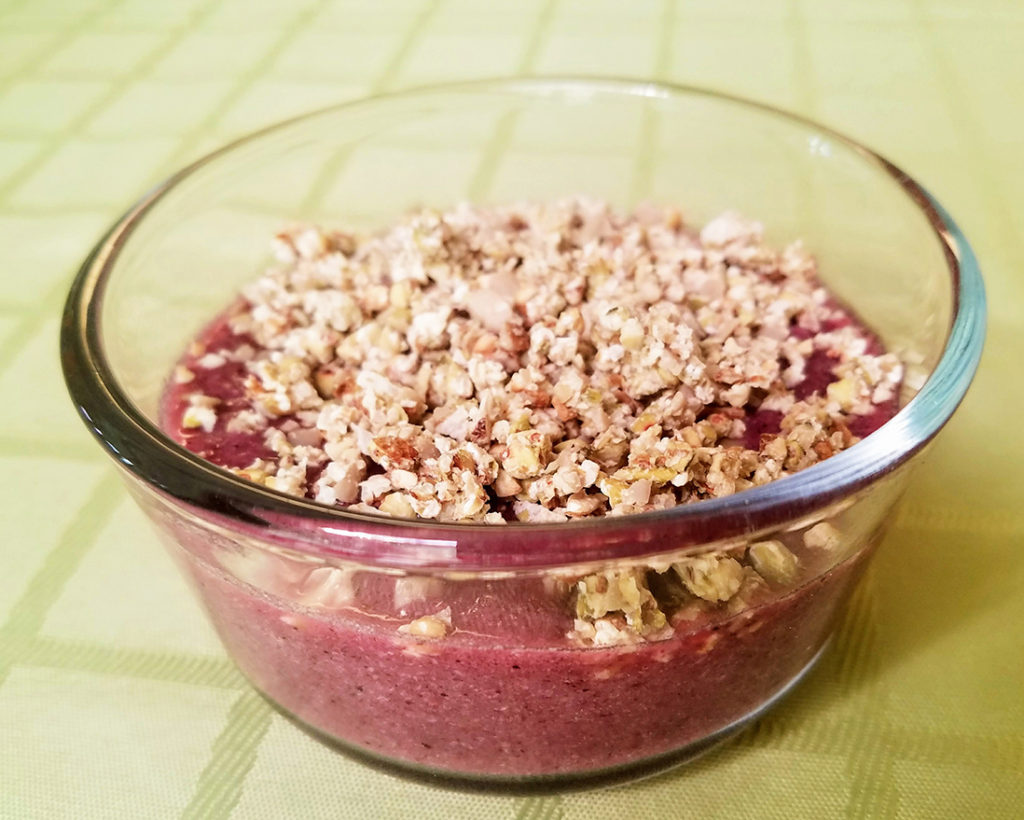 raw buckwheat granola