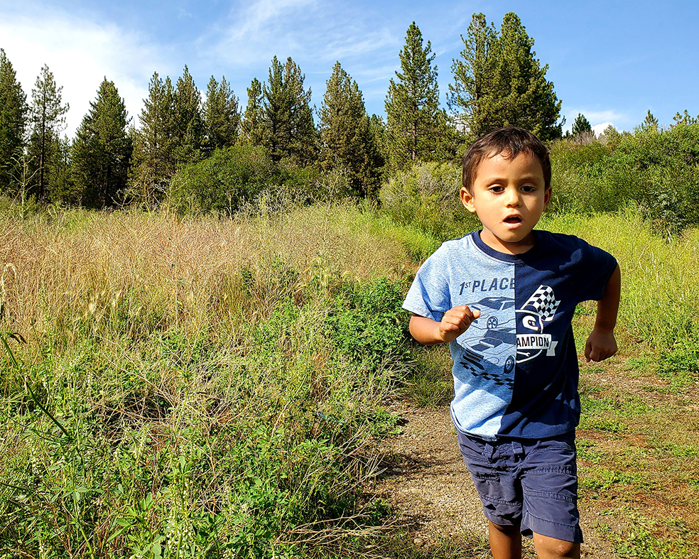 lucas healed by god running