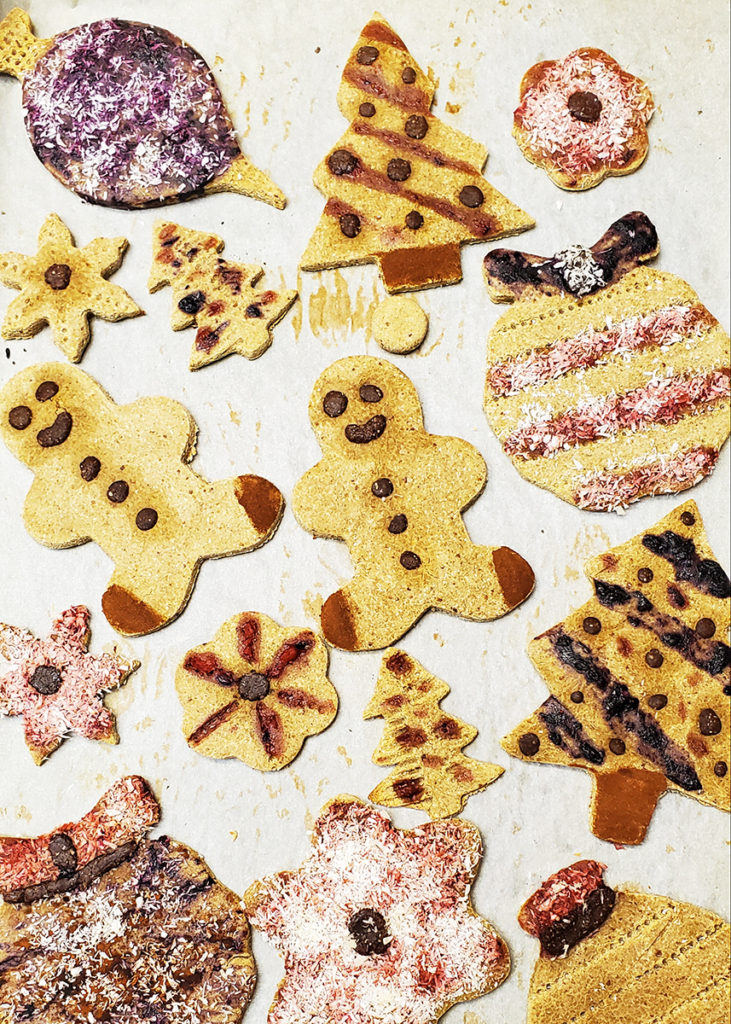 decorated allergy friendly christmas cookies