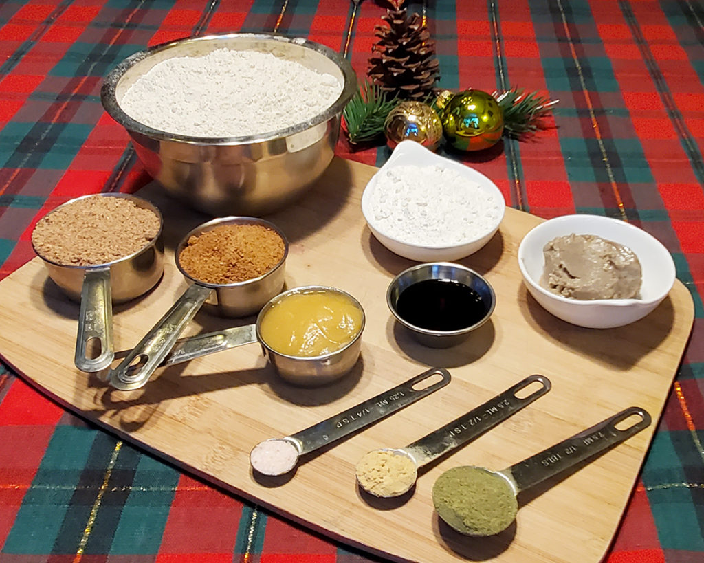 ingredients for allergy-friendly christmas cookies